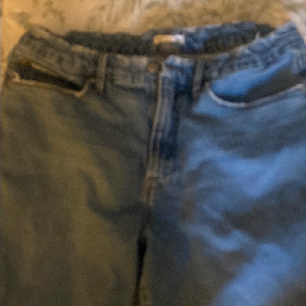 Good American Distressed Blue Jeans